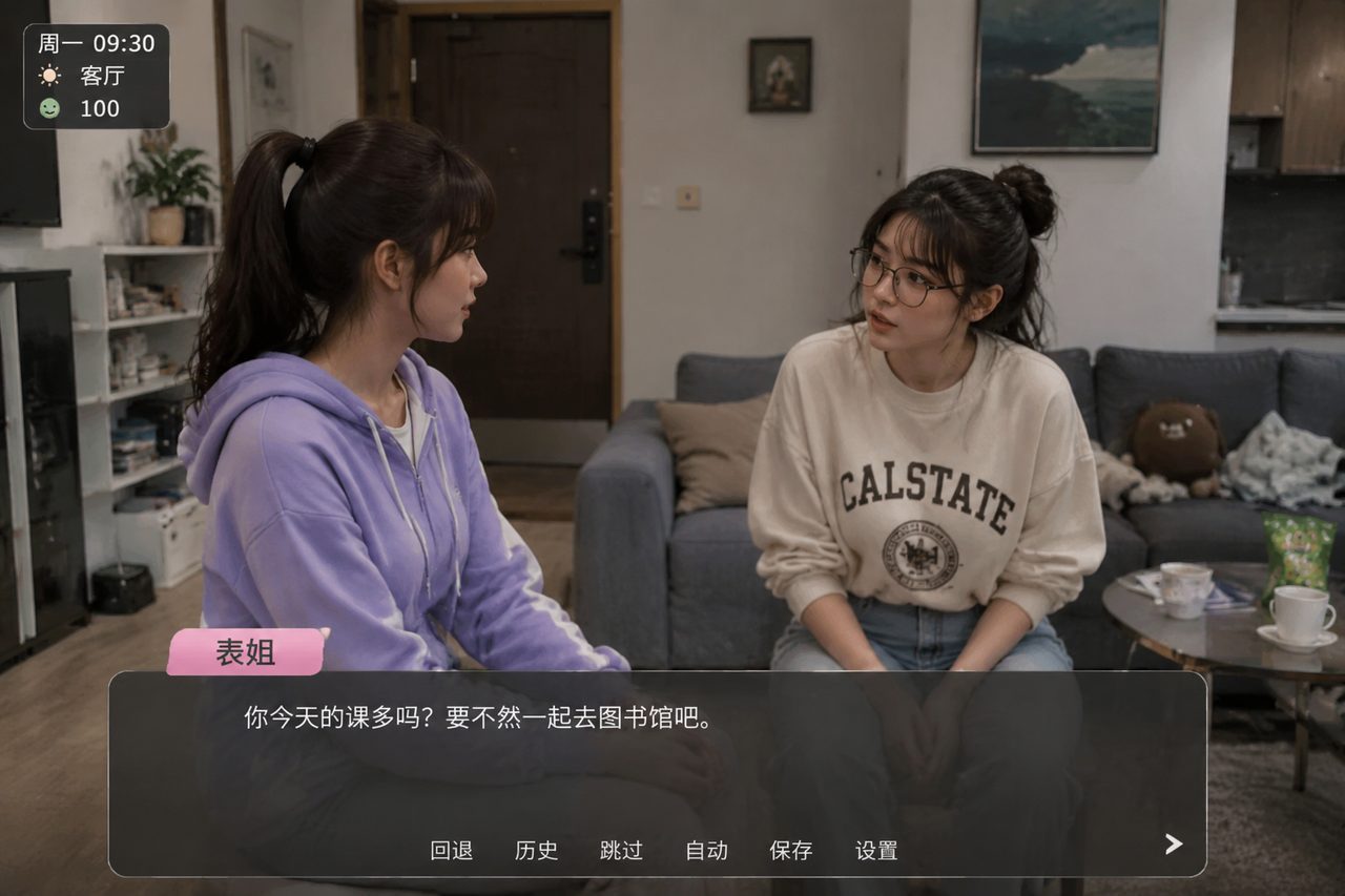 我的可爱表姐 校园SLG 资料图 8